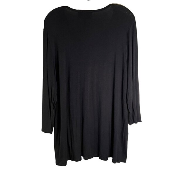ANTTHONY Original Women's Black Top Size 1X - Picture 2 of 4